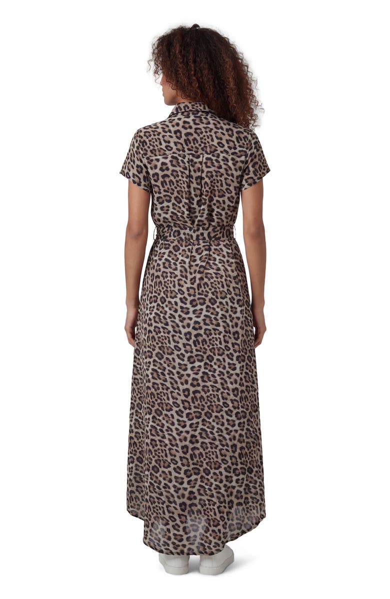 Lords of Harlech Leopard Womens Shirt Dress, Alternate, color, Leopard Brown