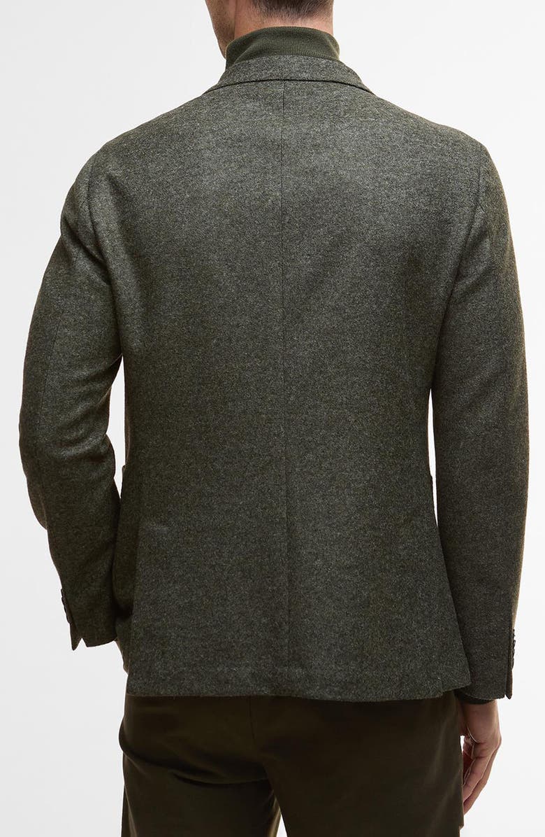 Barbour Armstrong Mélange Knit Sport Coat, Alternate, color, Olive