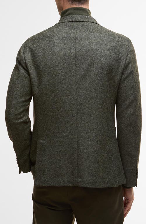 Barbour Armstrong Mélange Knit Sport Coat In Green