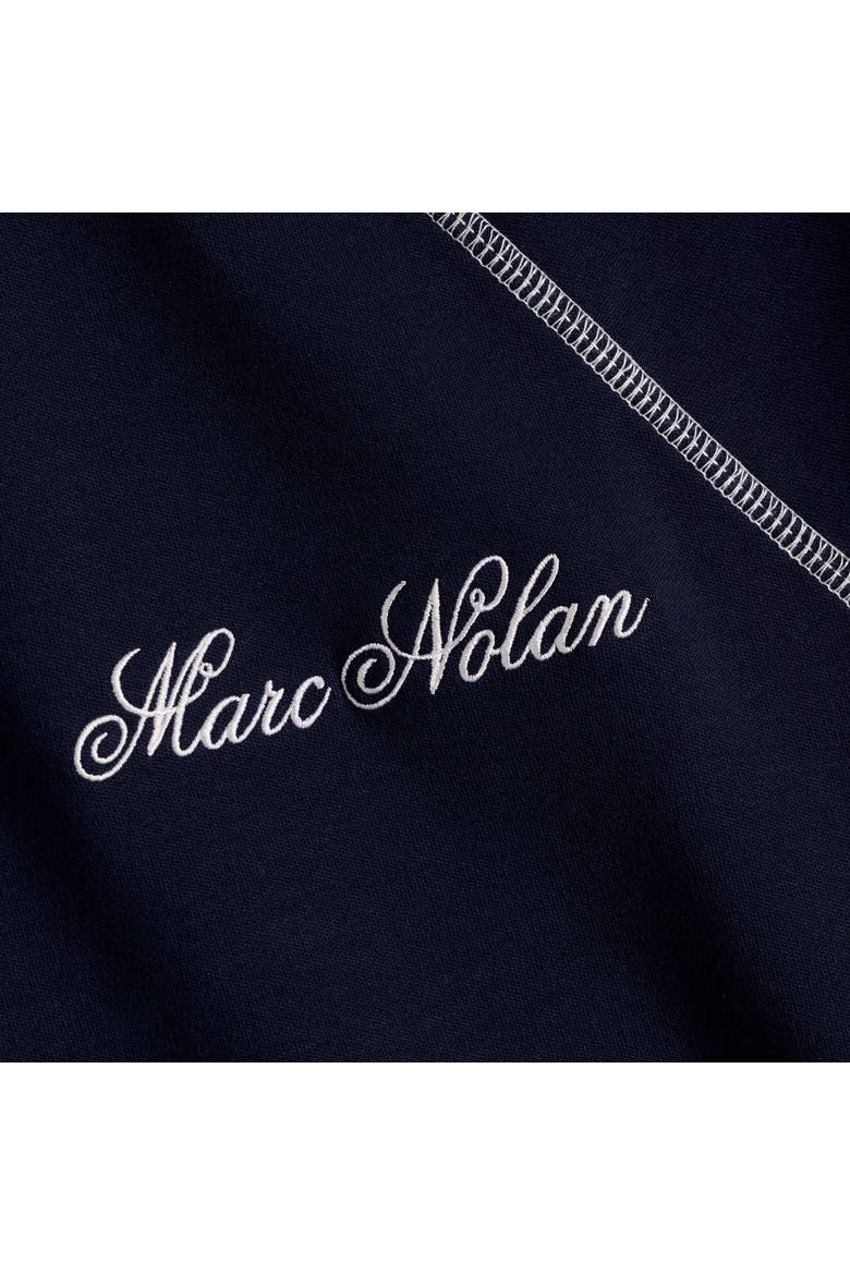 Tennis Polo, Alternate, color, Navy/White