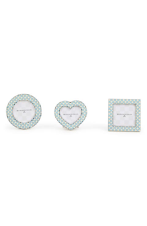 Set of Three Celebrate Baby Blue Assorted Frames