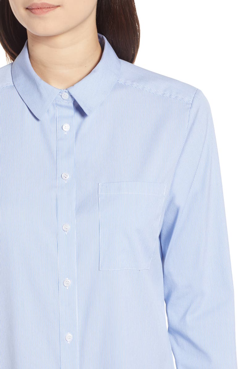 Halogen<sup>®</sup> Stretch Woven Shirt, Alternate, color, 