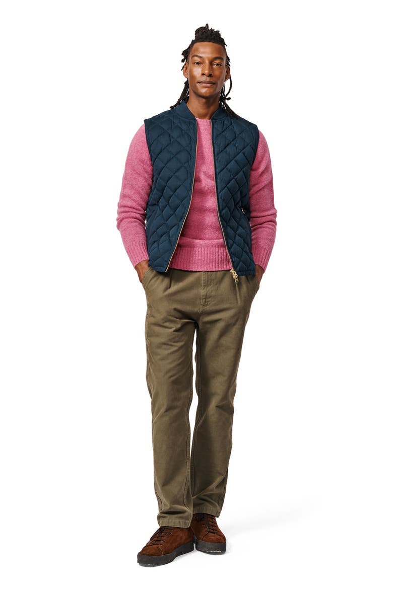 Anwick Quilted Gilet Vest, Alternate, color, Navy