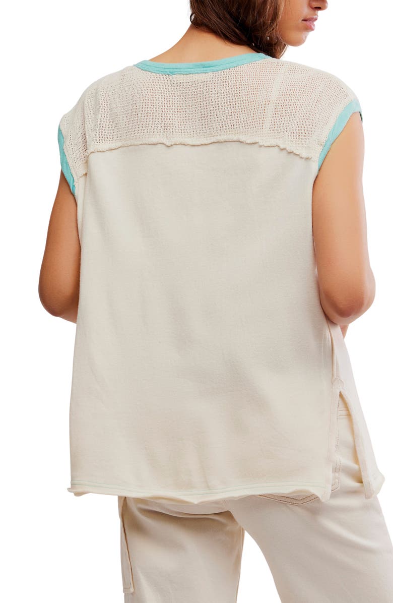 Free People Hawaii Vibes Muscle Tank, Alternate, color, Ivory