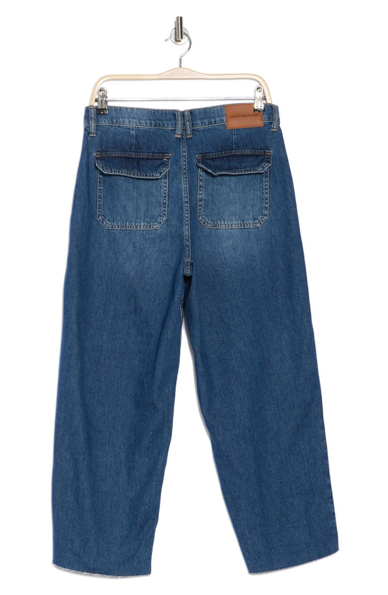 Lucky Brand Crop Utility Jeans, Alternate, color, Wickmond Cut