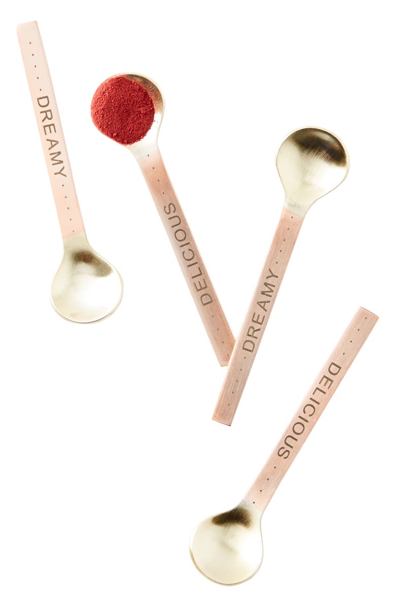 Anthropologie Home Anthropologie Albertina Set of 4 Condiment Spoons, Alternate, color,