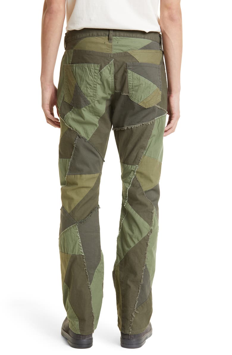 John Elliott Patchwork Panel Cotton Blend Pants, Alternate, color, 