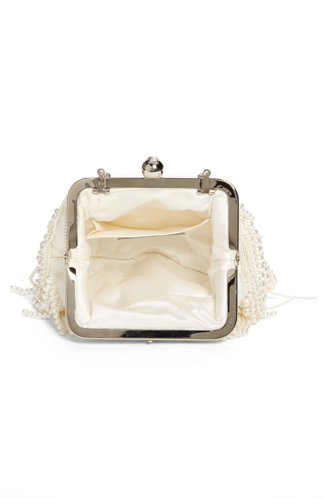 'Pearl' Clutch, Alternate, color, IVORY