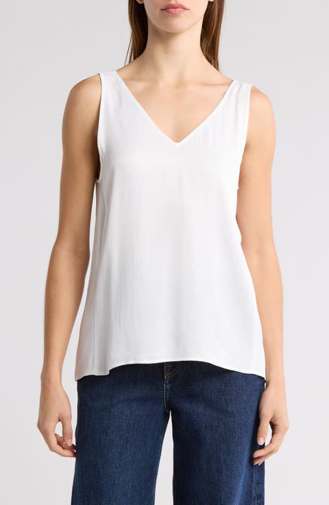 Double V-Neck Tank