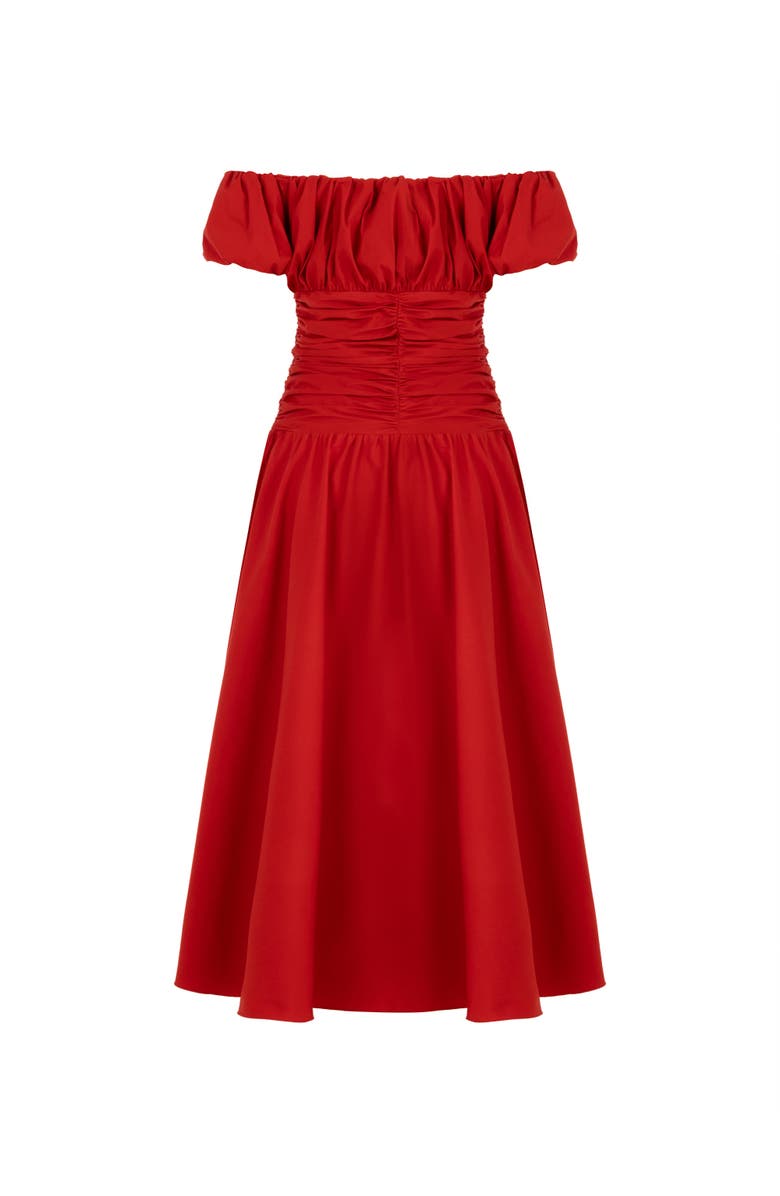 Nocturne Drape Midi Dress, Main, color,