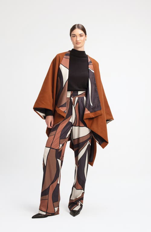 Diarrablu Leer Pants In Chiado Rust