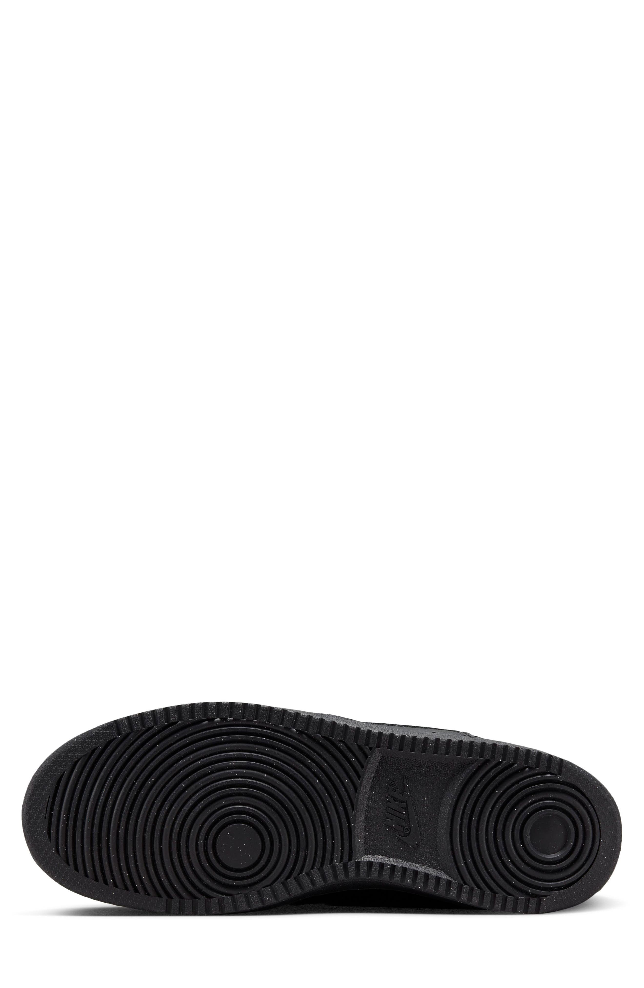 Court Vision Mid Next Nature Mid Top Sneaker, Alternate, color, BLACK/ BLACK/ BLACK
