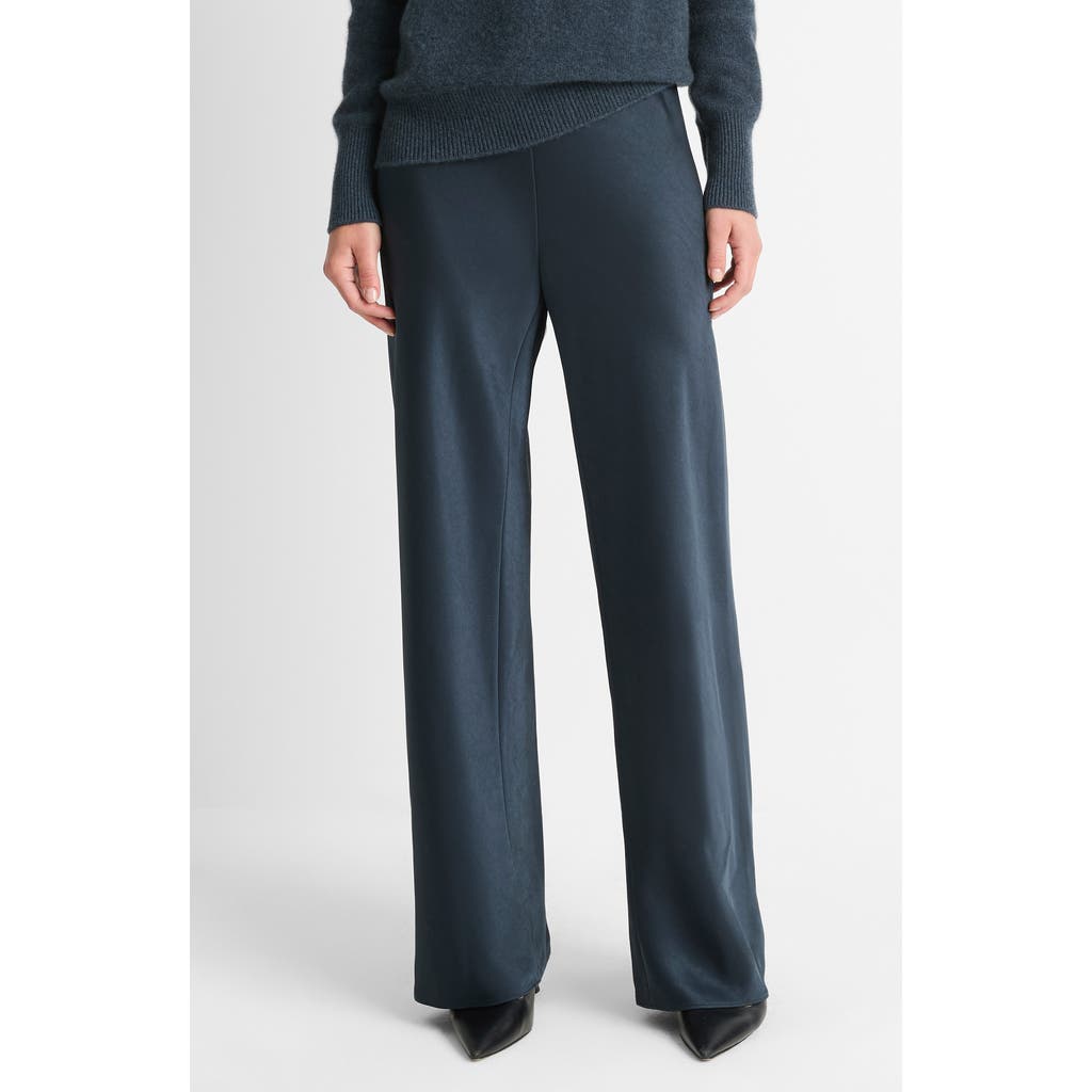 Vince Fluid High Waist Straight Leg Pants