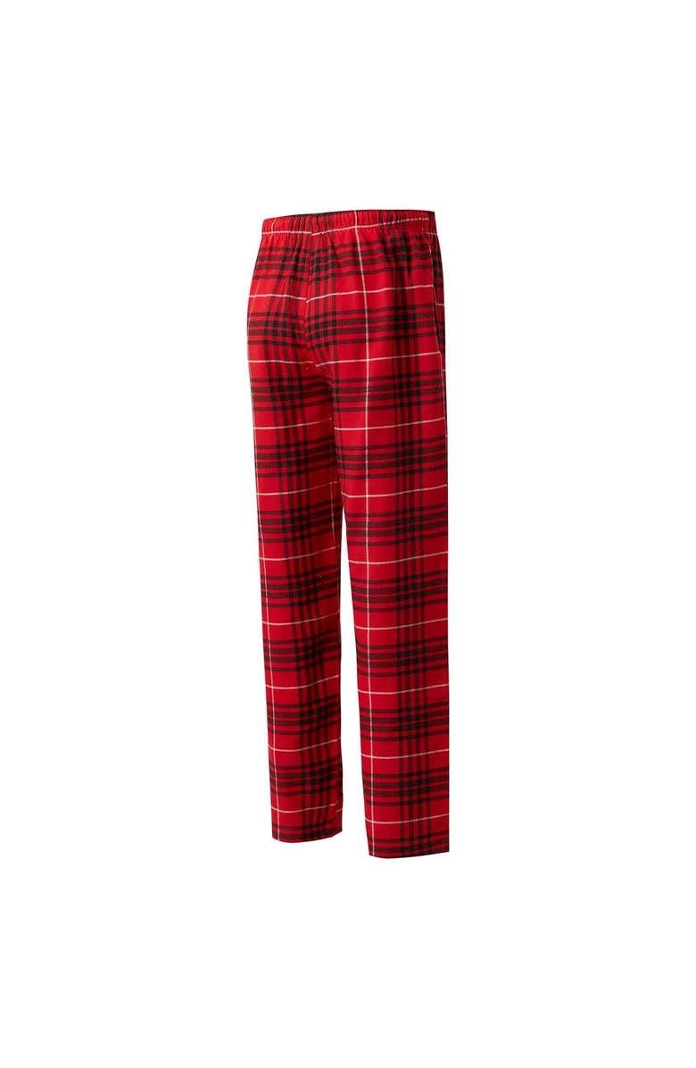 CONCEPTS SPORT Men's Concepts Sport Red/Black Carolina Hurricanes Concord Flannel Sleep Pants, Alternate, color, 