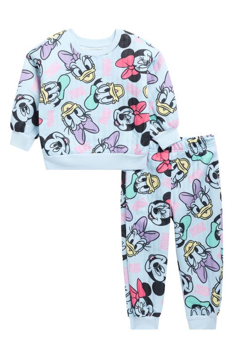 Kids' Mickey & Friends Quilted Sweatshirt & Joggers Set (Toddler)