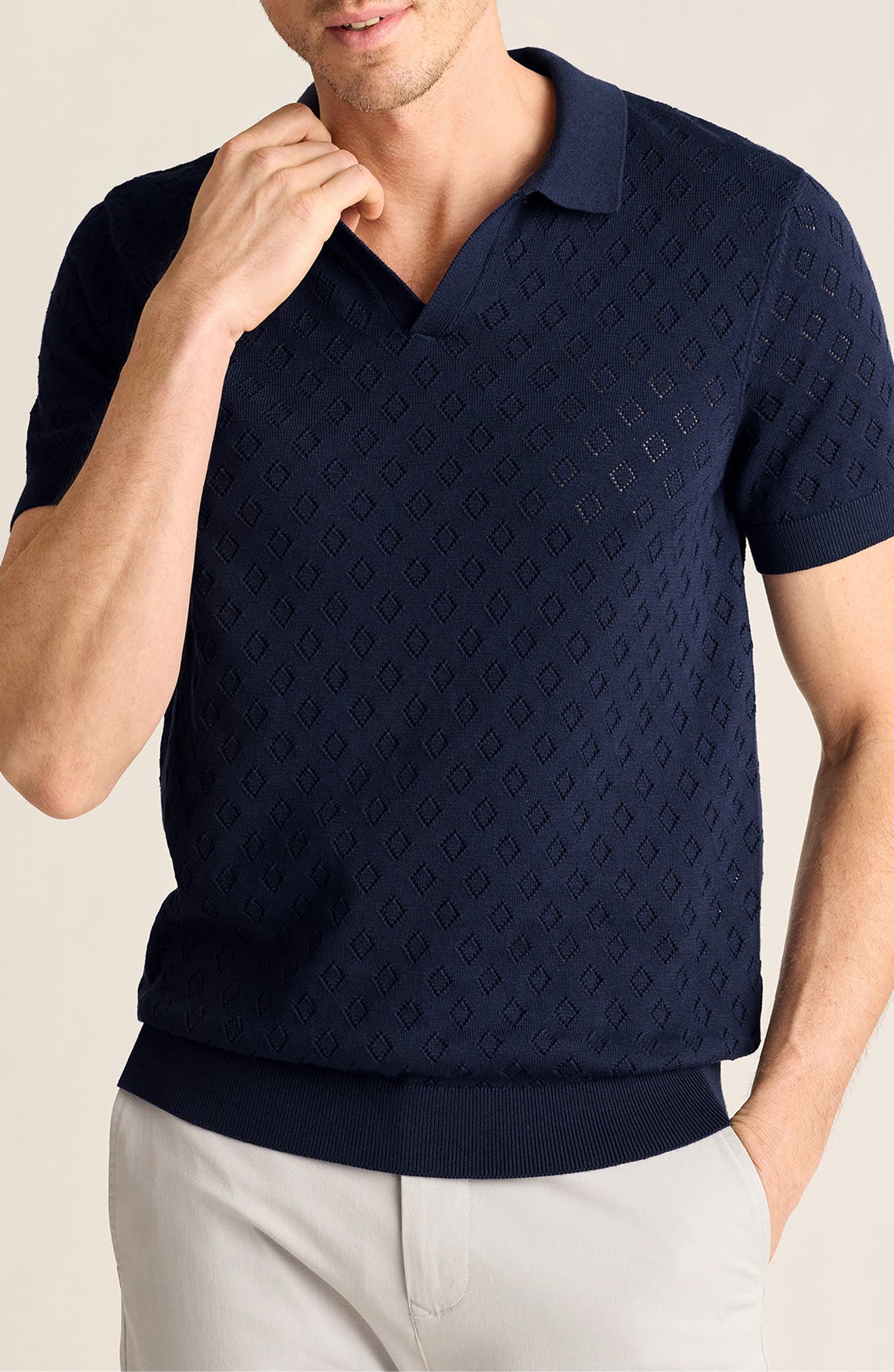 Bonobos Johnny Collar Pointell Knit Polo