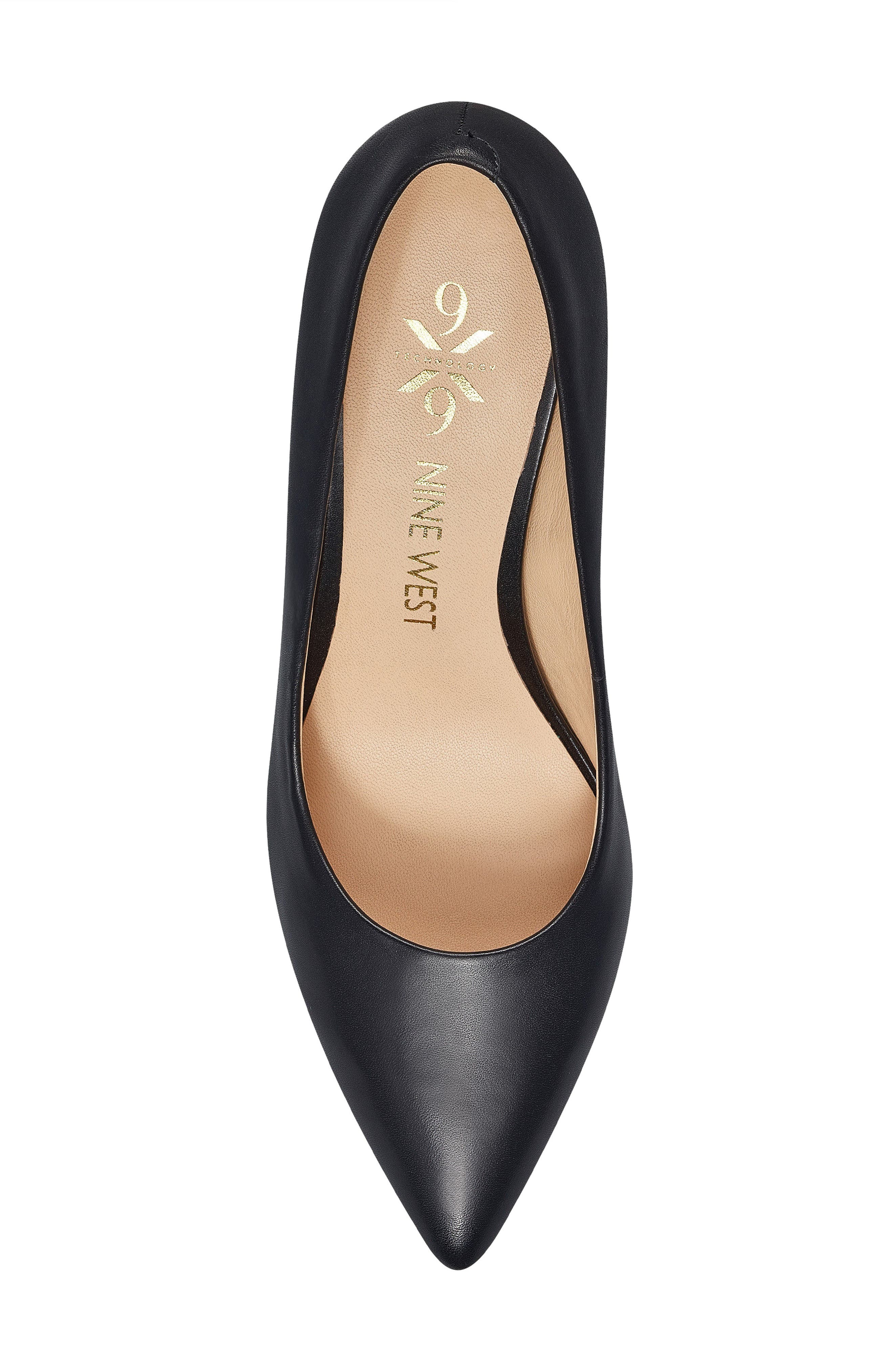 Astoria Pump, Alternate, color, BLACK LEATHER