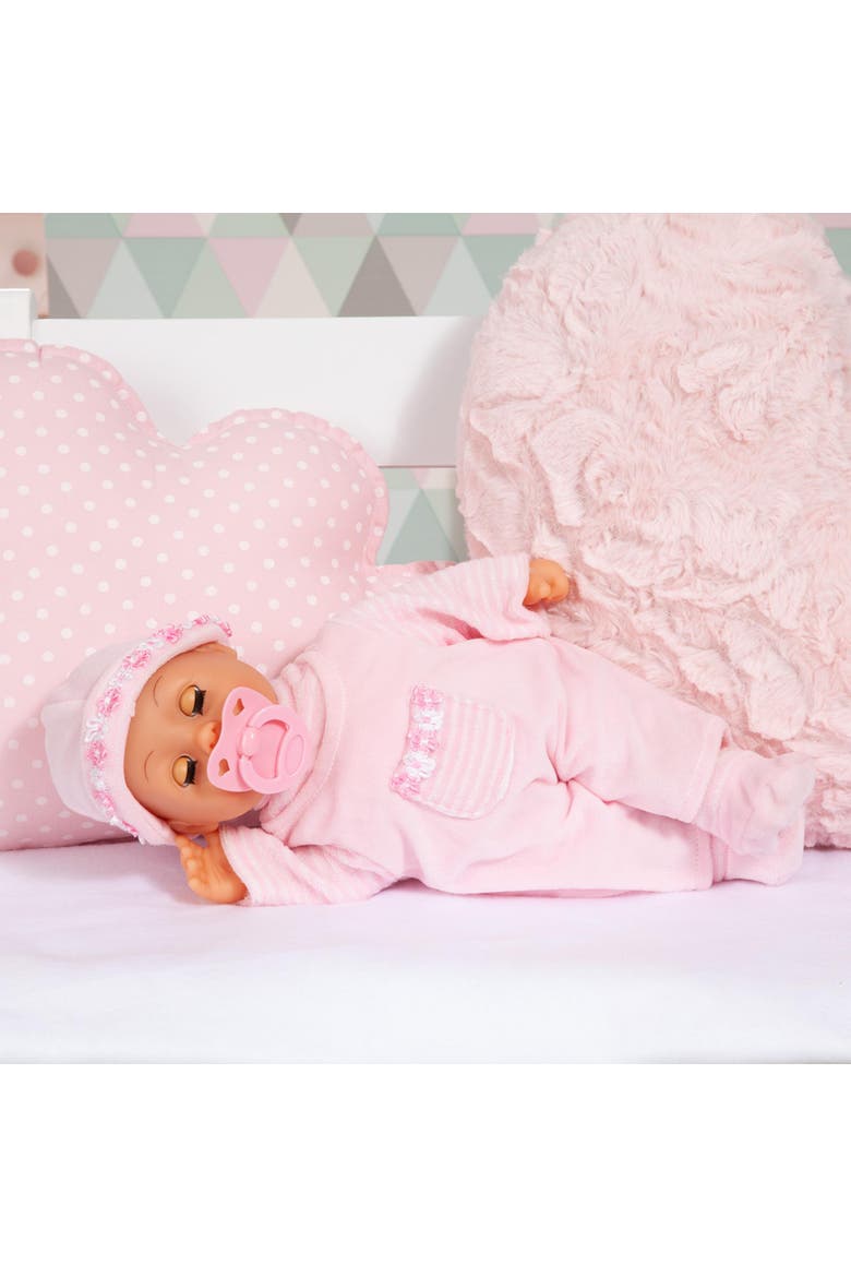 First Words Baby Doll with Sounds and Accessories, 15 Inch, Ages 10Mo+, Alternate, color, Multicolored