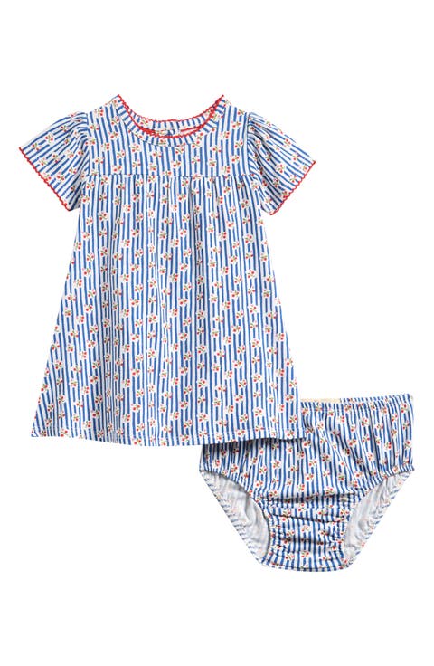 Floral Cotton Dress & Bloomers Set (Baby)