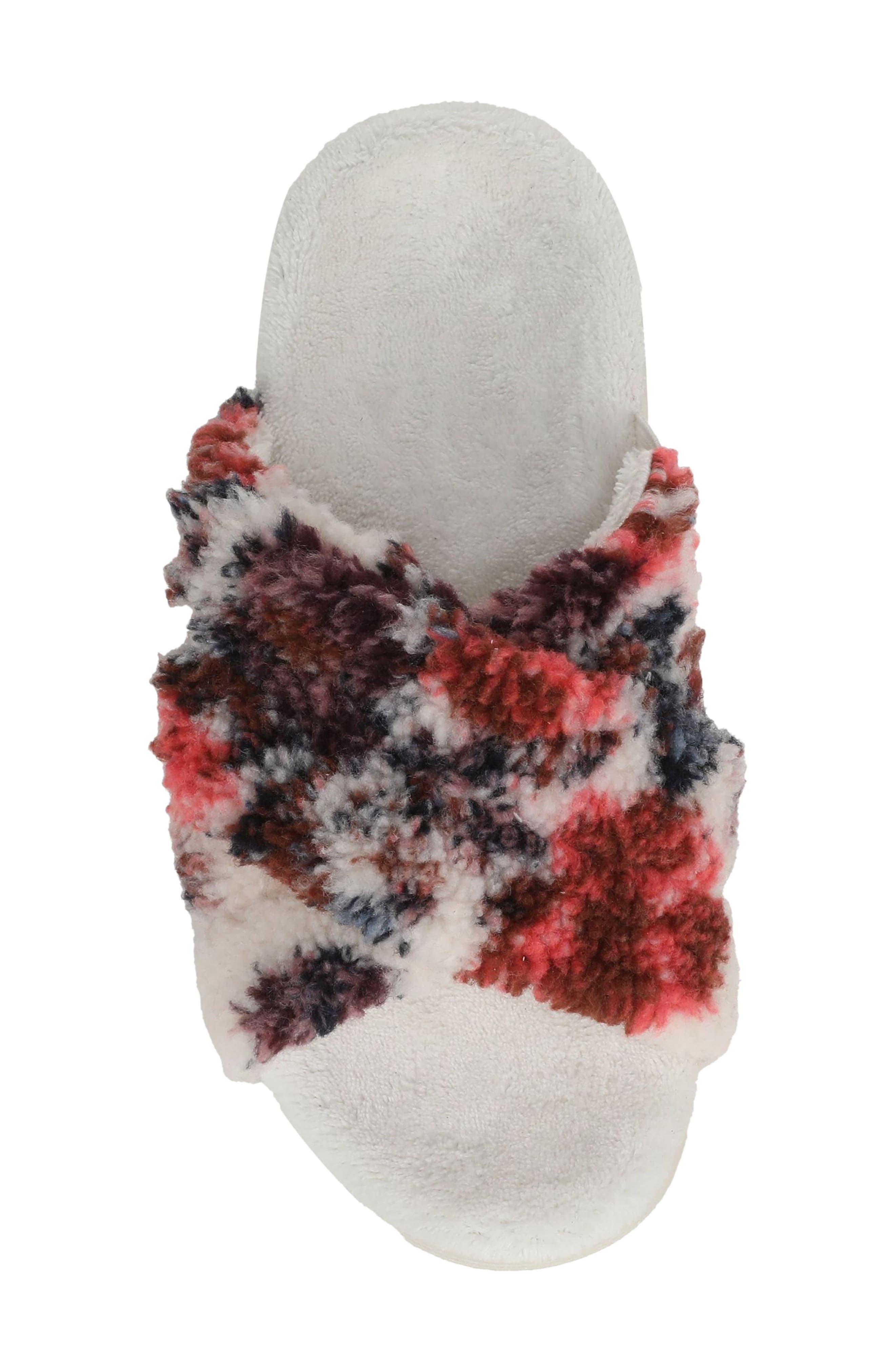 Relax II Slide Slipper, Alternate, color, IVORY FLORAL