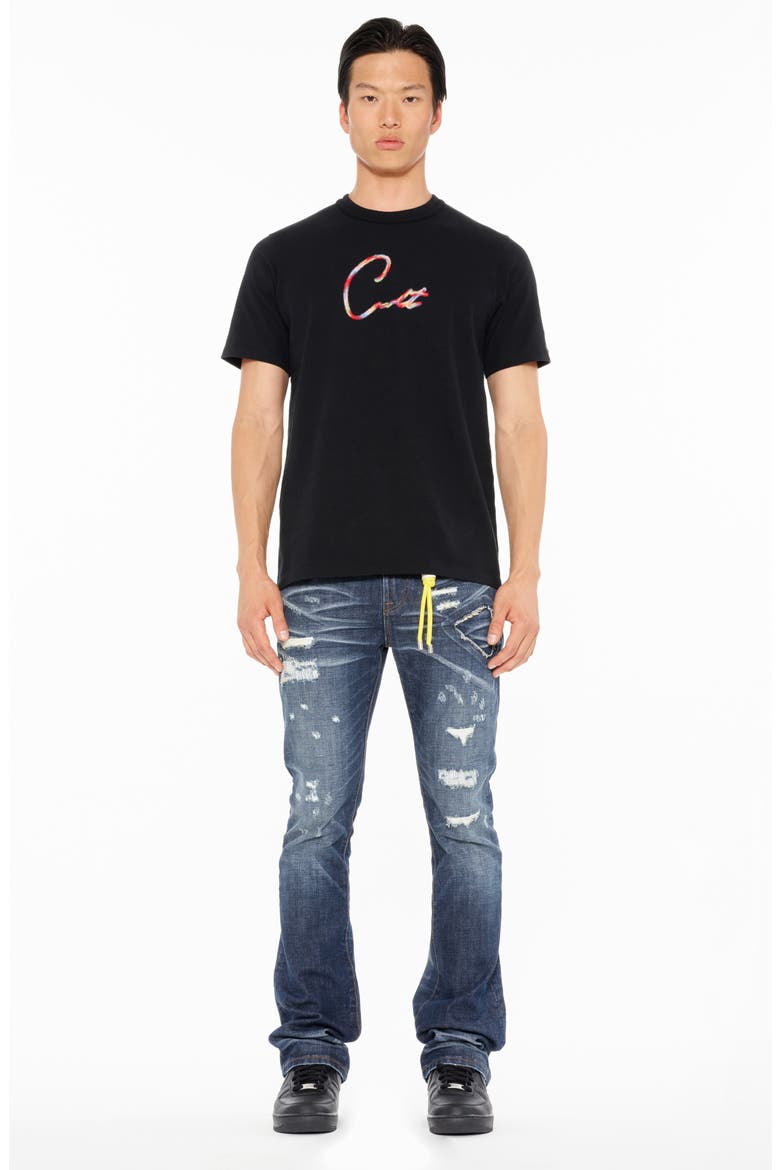 Logo Graphic T-Shirt, Alternate, color, BLACK