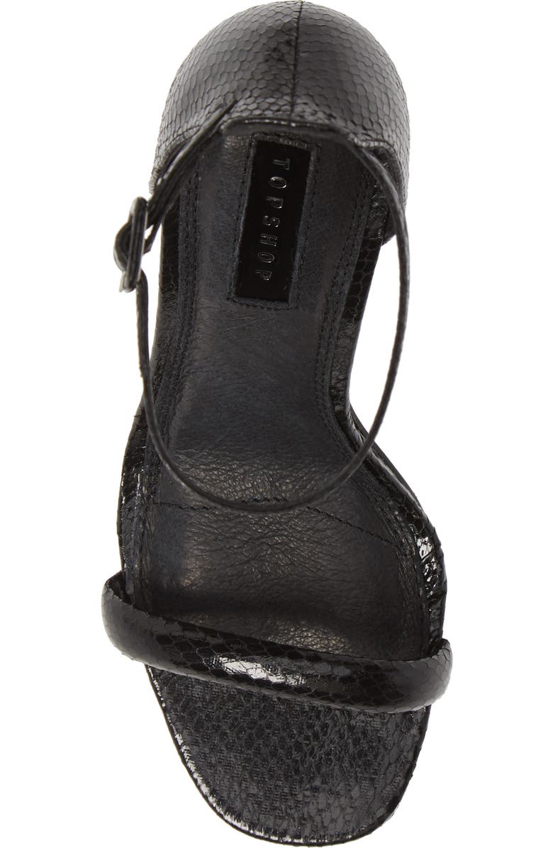 Topshop Robyn Ankle Strap Sandal, Alternate, color,