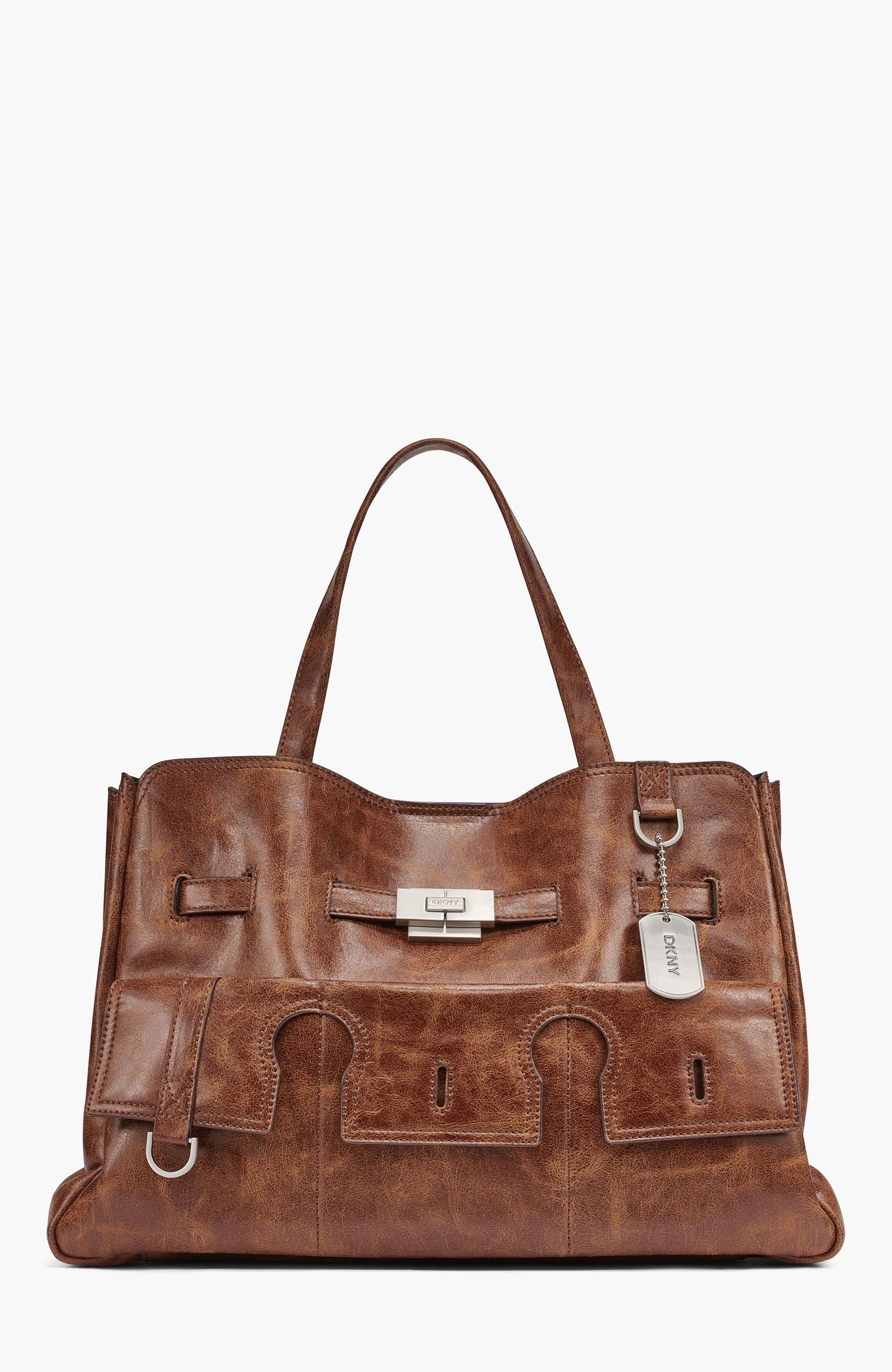Bryar Large Satchel, Main, color, Walnut