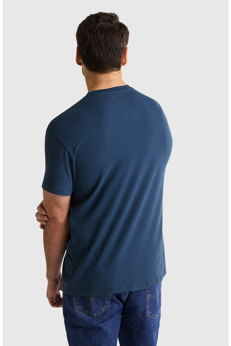Crew Neck T Shirt, Alternate, color, Slate Blue