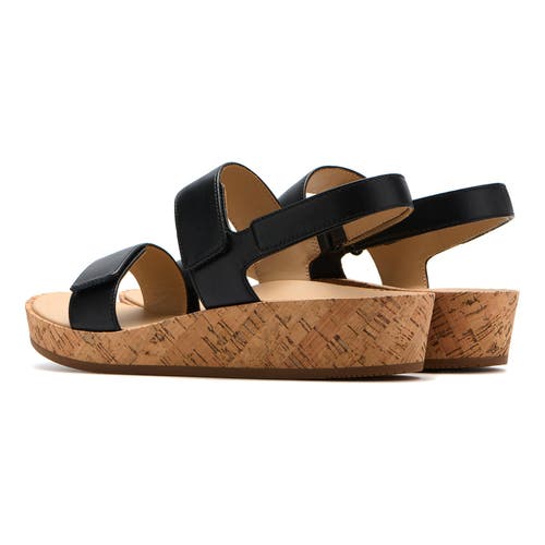 Abeo Soleil Strap Sandal In Black