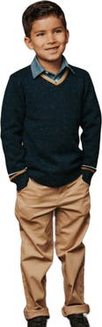 Hope & Henry Boys' Organic V-Neck Sweater, Kids