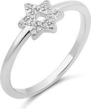 SHYMI Thin Star of David Ring