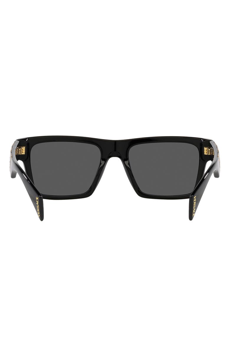 Versace 54mm Rectangular Sunglasses, Alternate, color,