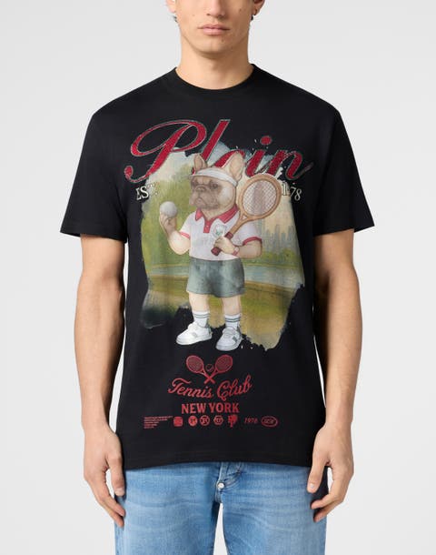 Round Neck T-Shirt Bulldog Tennis Club Men