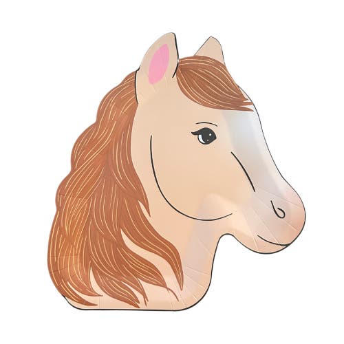Daydream Society Pony Tales Pony Head Large Plates In Assorted Pre-pack