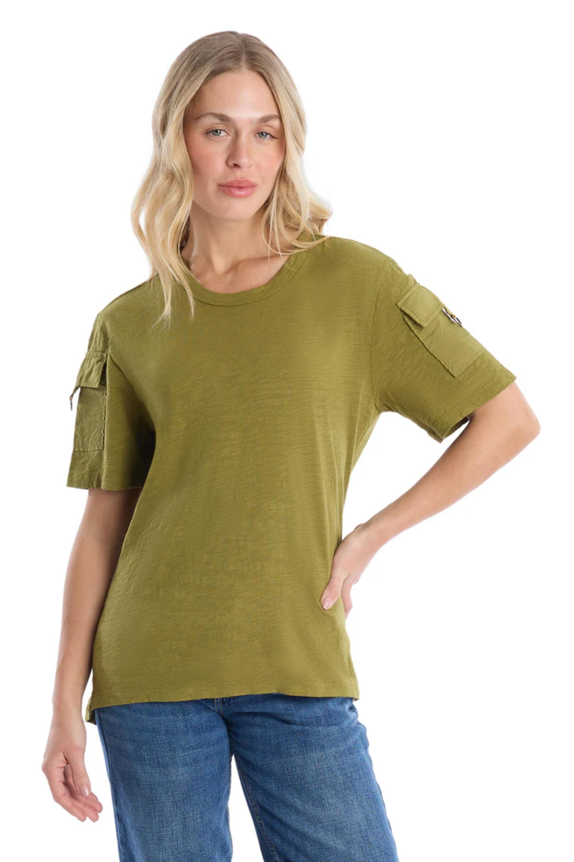 Round Neck Short Sleeve Hi-Lo - image 4