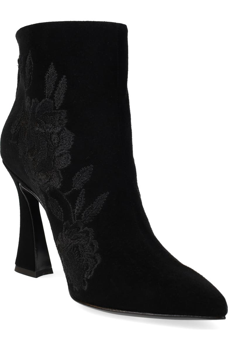 Natori Mitsu Pointed Toe Bootie, Alternate, color, Black
