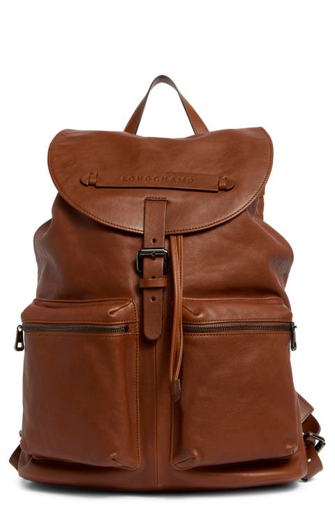 3D Leather Backpack