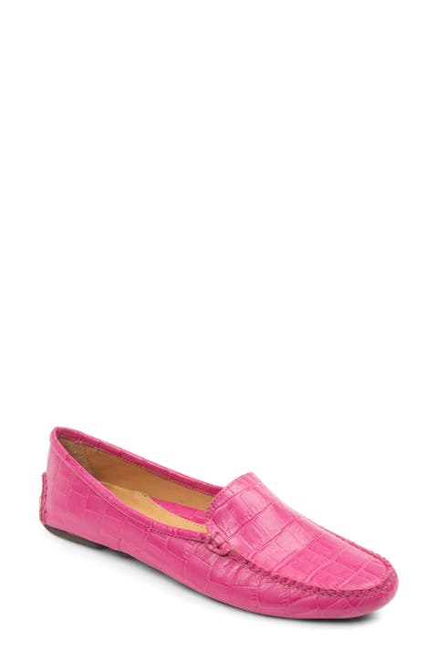 ローファー・オックスフォード SANTONI Woman Loafers Pink WUQY59818BIASLHO P24 Santoni Suede loafers for Women - Pink in UAE | Level Shoes