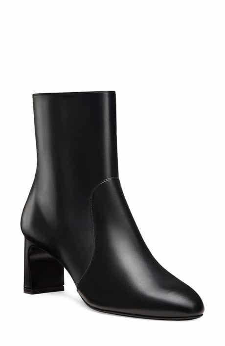 Stuart Weitzman Babette 60 Leather Bootie