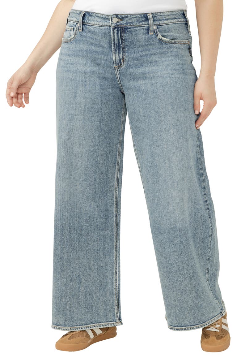 Suki Wide Leg Jeans, Main, color, WESTON