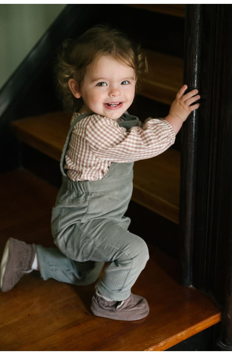 Pehr Organic Cotton Corduroy Bootie, Alternate, color, Portobello