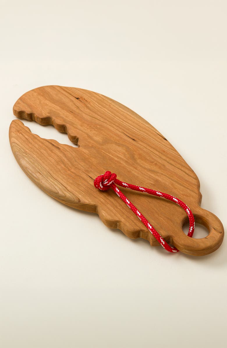 Uncommon Goods Lobster Claw Serving Board, Alternate, color, Natural