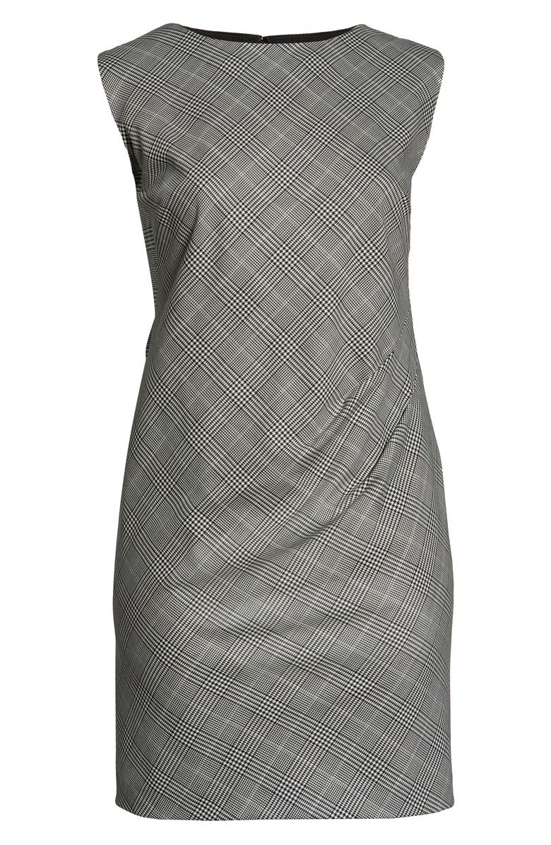 Lafayette 148 New York Della Houndstooth Sheath Dress, Alternate, color, 