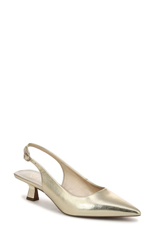 Franco Sarto Jaden Pointed Toe Slingback Pump In Platino