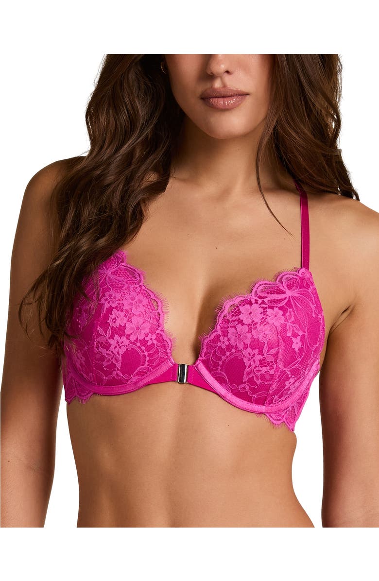 Hunkemöller Prina Push-Up Bra, Main, color, Rose Violet