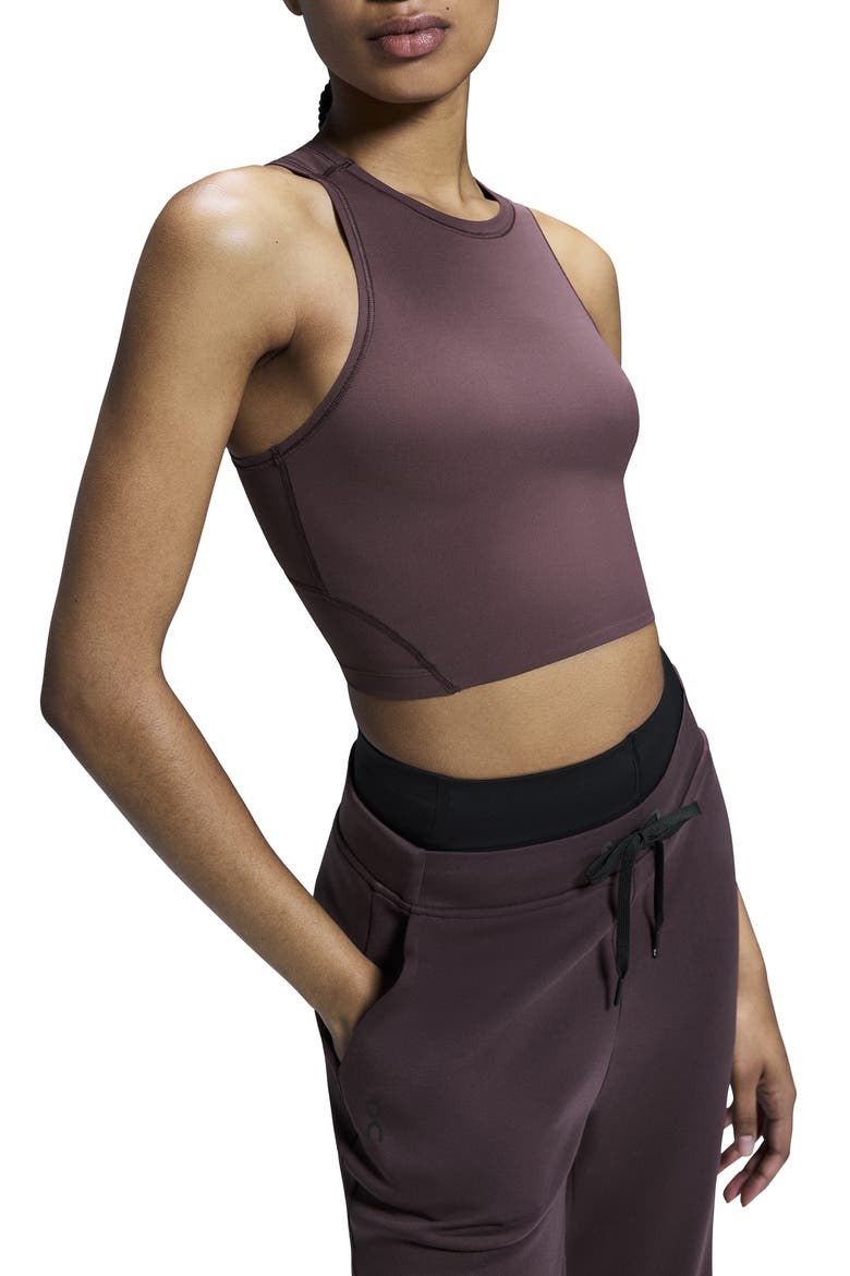 Movement Crop Tank Top, Alternate, color, MULBERRY