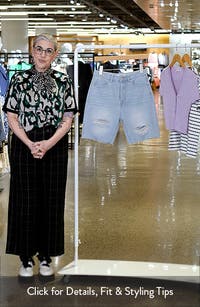 Lux High Waist Slim Fit Jean Shorts