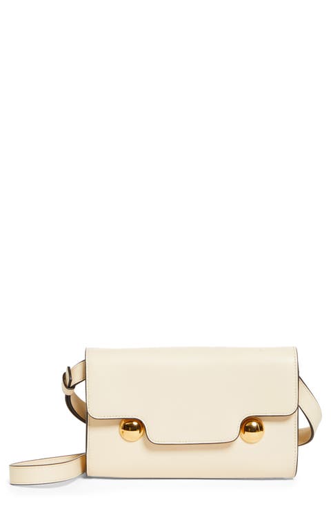 Marni Studded Leather Crossbody Bag | Black | FARFETCH