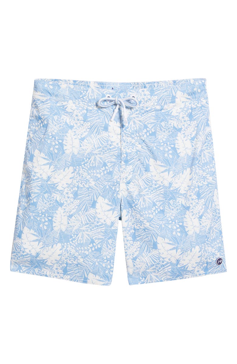 johnnie-O Salty Dogs Floral Swim Trunks, Alternate, color, Maliblu