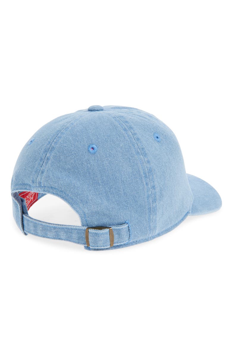 American Needle Out of Office Embroidered Baseball Cap, Alternate, color, Denim Twill